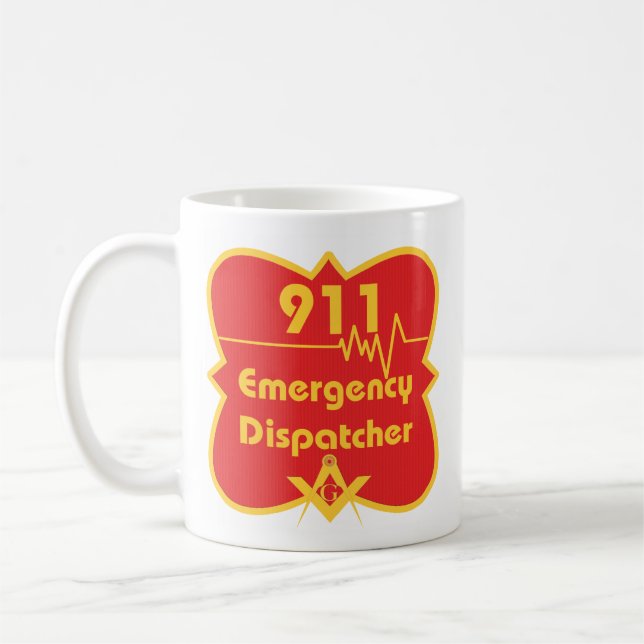 Mug Expéditeur de 911 maçons (Gauche)