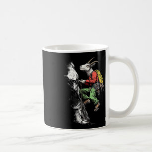 Mug Expédition d'aventure d'escalade de rocher de chèv