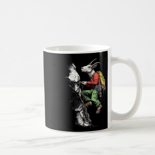 Mug Expédition d'aventure d'escalade de rocher de chèv (Droite)