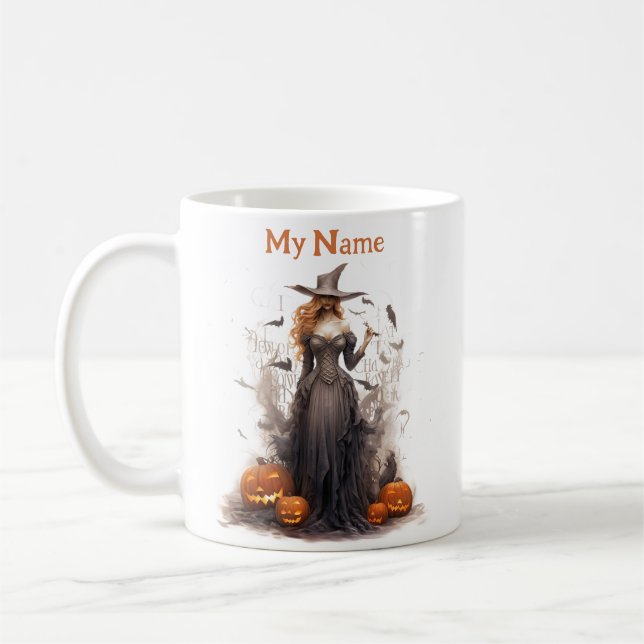 Mug Expérience en magie : Halloween Witch Cup (Gauche)