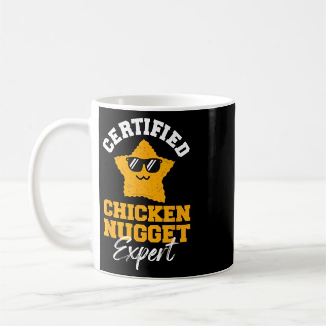 Mug Expert certifié en nuggets de poulet - Drôle de to (Gauche)