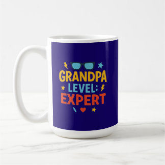 Mug expert niveau papy (style cartoon)