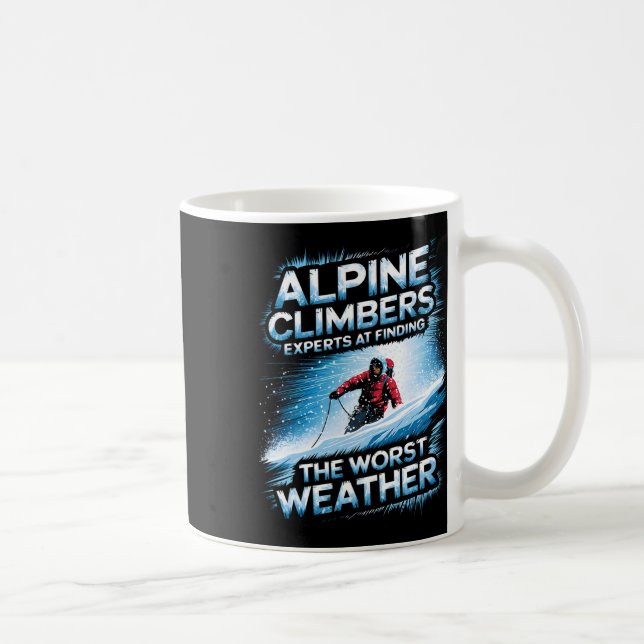 Mug Experts en alpinisme pour trouver les pires condit (Droite)