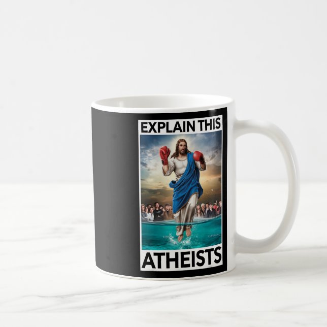 Mug Expliquez-moi ce Jésus athées Gants de boxe (Droite)