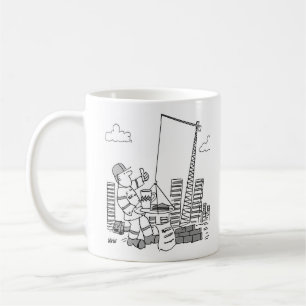 Mug Exploitant de grue hors-bord du chantier