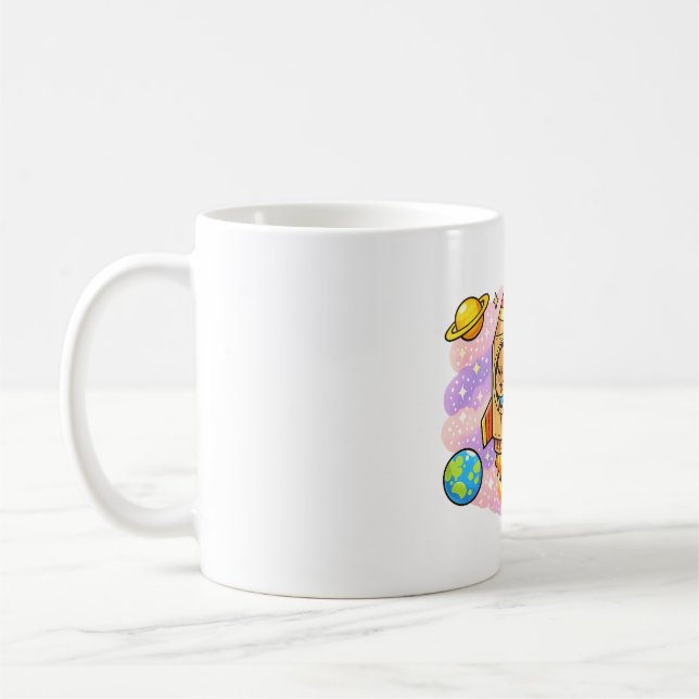 Mug Explorateur Capybara Cosmique (Gauche)