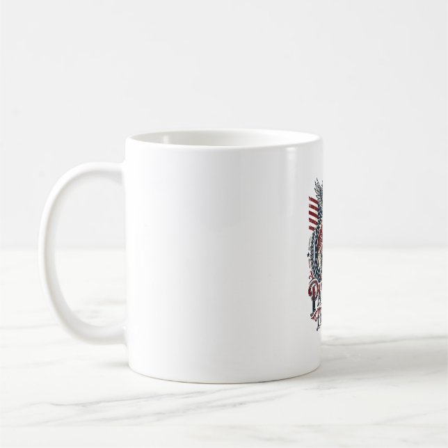 Mug Explorateur de route désertique patriotique (Gauche)