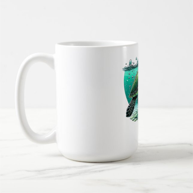 Mug 🌊 Explorateur des Océans Tortue de Mer (Gauche)