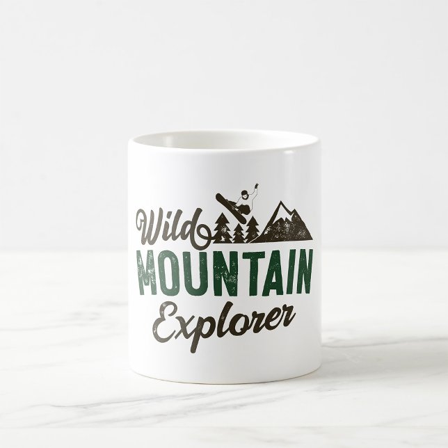 Mug Explorateur Wild Mountain (Créateur téléchargé)