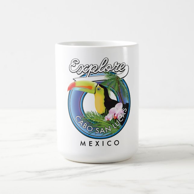 Mug explorer cabo san lucas mexique patch de voyage (Centre)