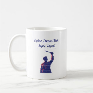 Mug Explorer Découvrir Enseigner Inspirer Répéter Scie