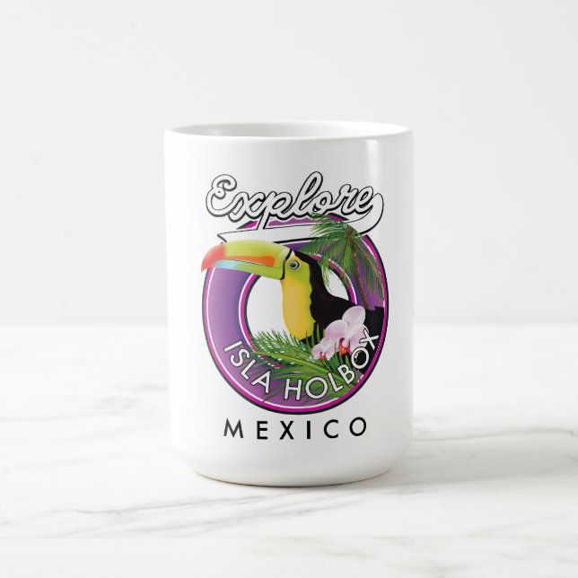 Mug explorer la plage d'Isla Holbox au Mexique patch d (Centre)