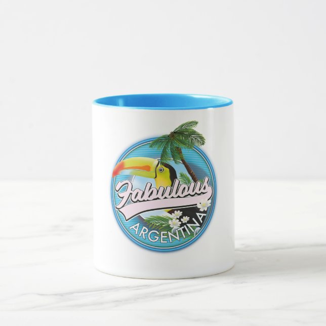Mug explorer le logo fabuleux de l'Argentine (Centre)