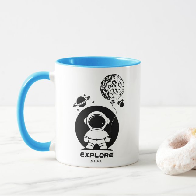 Mug Explorez d'autres astronautes (Avec donut)