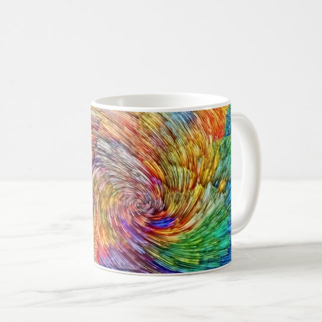 Mug Explosion d'arc-en-ciel ! (Devant droit)