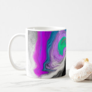Mug Explosion d'art en marbre coloré