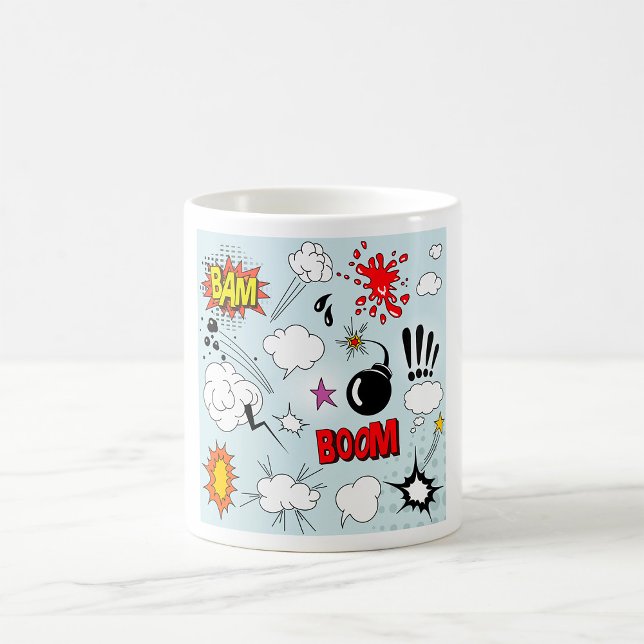 Mug Explosion de bande dessinée rétro Pop Art (Créateur téléchargé)