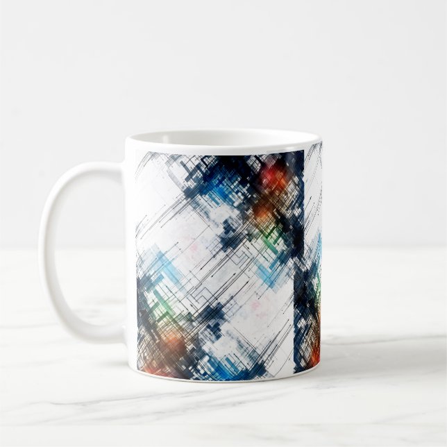 Mug Explosion de lignes (Gauche)