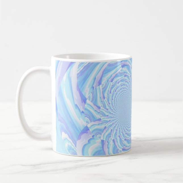 Mug Explosion de vagues pastel (Gauche)