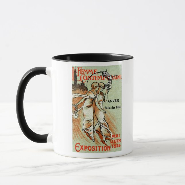 Mug Expo 1914 pour la femme moderne (Gauche)