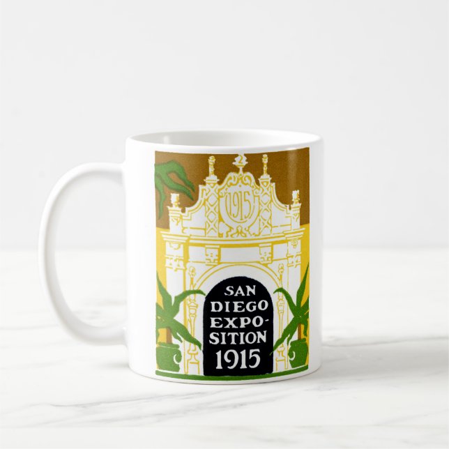 Mug Exposition 1915 de San Diego (Gauche)