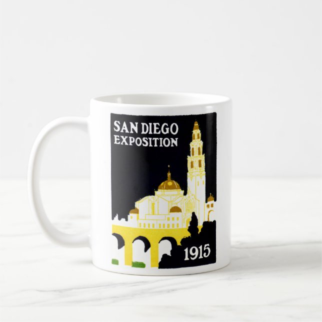 Mug Exposition 1915 de San Diego (Gauche)