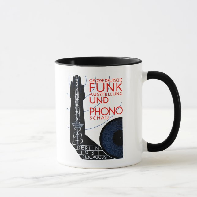 Mug Exposition allemande de radio et de musique 1931 (Droite)