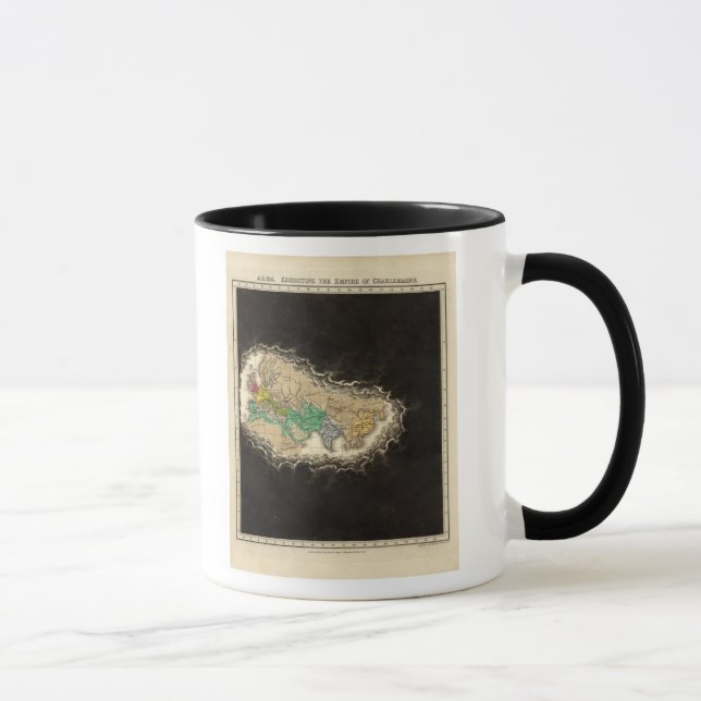 Mug Exposition de l'Empire de Charlemagne 814 (Droite)