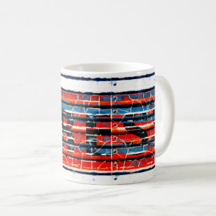 Mug "Express" - Peinture à Peeling rustique