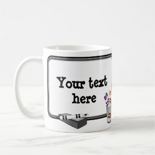 Mug Express vous-même : Tableau blanc des messages per