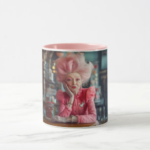 Mug Expression d'amour Kiss of Timeless Grace en rose