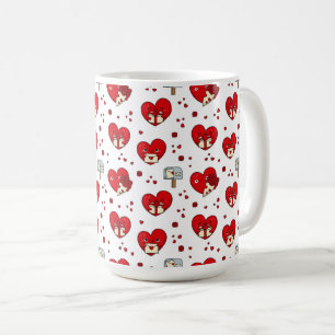 Mug Expressions profondes : Motif de la Saint Valentin