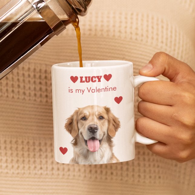 Mug Expresso personnalisé avec photo de chien pour (Créateur téléchargé)