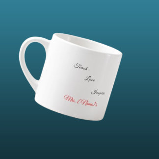 Mug Expresso Personnalisé Enseignant de Maternelle