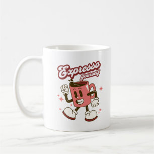 Mug Expresso self Amateur de café Drôle café