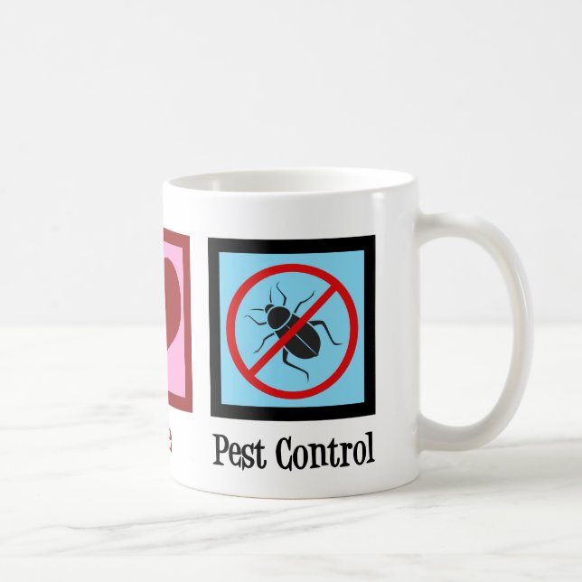 Mug Exterminator Peace Love Pest Control Company (Droite)