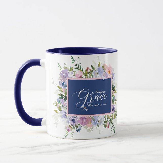 Mug Extraordinaire grace florale (Gauche)