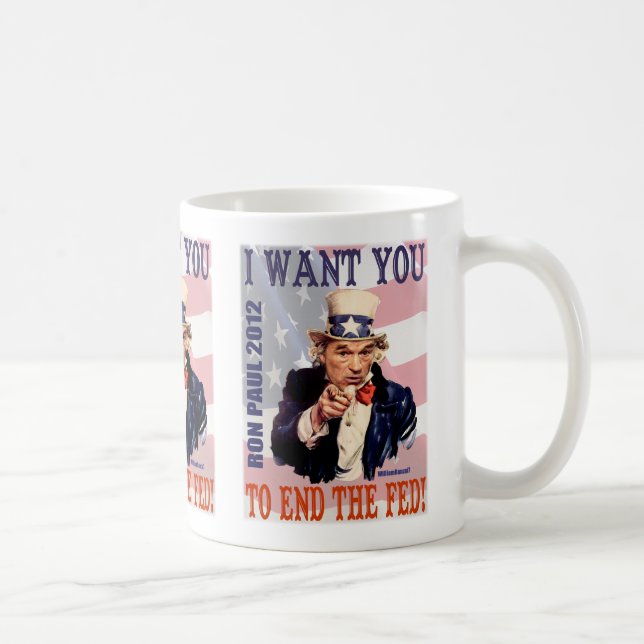 Mug Extrémité de Ron Paul le Fed 2012 (Droite)