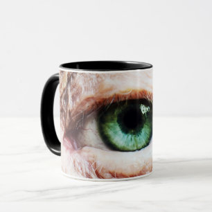 Mug Eyeball effrayant et Oeil vert d'Halloween /zombie