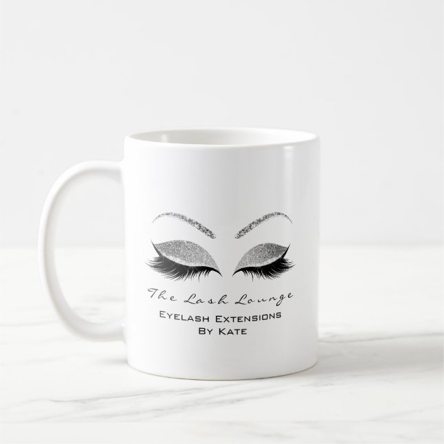 Mug Eyelash Extension Beauté Studio Gris Parties scint (Gauche)