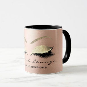 Mug Eyelash Extension Beauty Studio Rose Parties scint