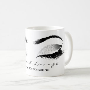 Mug Eyelash Extension Beauty Studio Silver Grey Partie