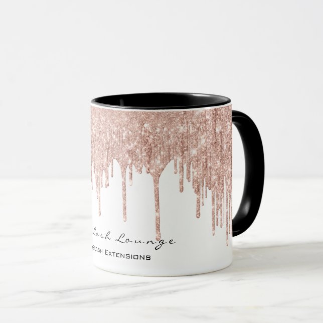 Mug Eyelash Extention Beauté Rose Artiste maquillage b (Devant droit)