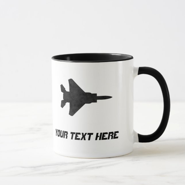 Mug F15 Avion de la Force aérienne de l'aigle (Droite)