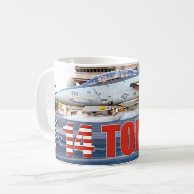 MUG F-14 TOMCAT "LANCEMENT" (Devant gauche)