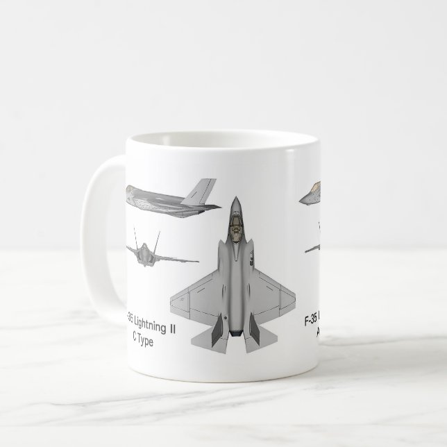 Mug F-35 Lightning II (Devant gauche)