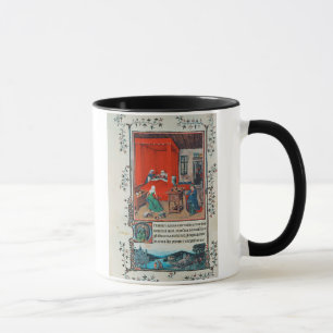 Mug f.93v la naissance de Jean-Baptist et du Baptis