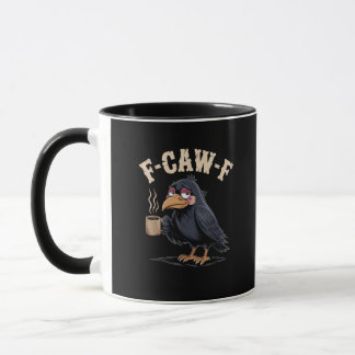 Mug F Caw F Café Corbeau Gothique Corbeau Drôle Hallow