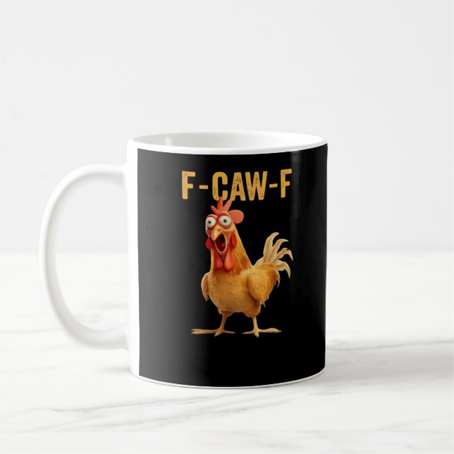 Mug F-Caw-F-Chicken Essentiel Créatif Décontracté (Gauche)