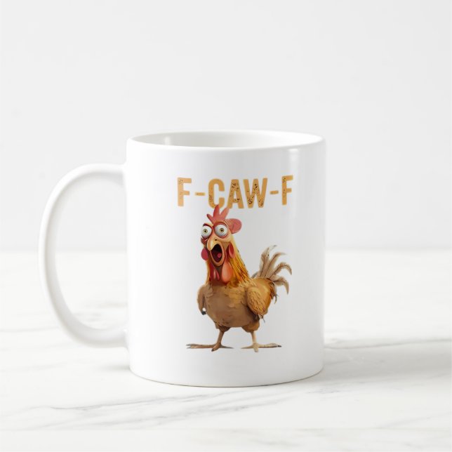 Mug F-Caw-F Classic Retro Style (Gauche)